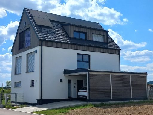 4 voll ausgebaute Geschosse individuelles Holzhaus Planung